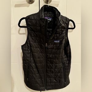 Black Patagonia Nano Puff vest
